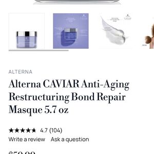 Alterna CAVIAR Anti-Aging Restructuring Bond Repair 5.7 oz